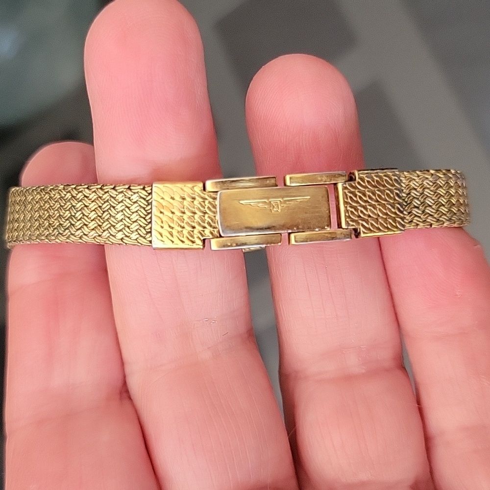 Ladies GT Wittnauer 1970’s Angel Of Lighting Watch Gold Tone Need New Battery - Picture 6 of 14